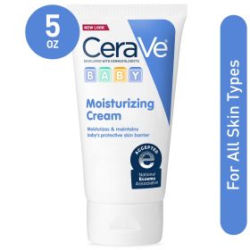 CeraVe Baby Cream, Gentle Moisturizer for Sensitive Skin & Eczema Prone Skin, 5 oz