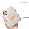 Stainless Steel Cosmetic Makeup Palette, Professional Cosmetic Mixing Makeup Palette Spatula Makeup Artist Tool, Beauty Salon Color Cream Mixing Palet