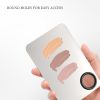 Stainless Steel Cosmetic Makeup Palette, Professional Cosmetic Mixing Makeup Palette Spatula Makeup Artist Tool, Beauty Salon Color Cream Mixing Palet