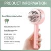 3D Air Cushion Massager Brush With Retractable Bristles Self Cleaning Hair Brush Massage One-key Self-cleaning Hair Brush Anti-Static Airbag Massage C